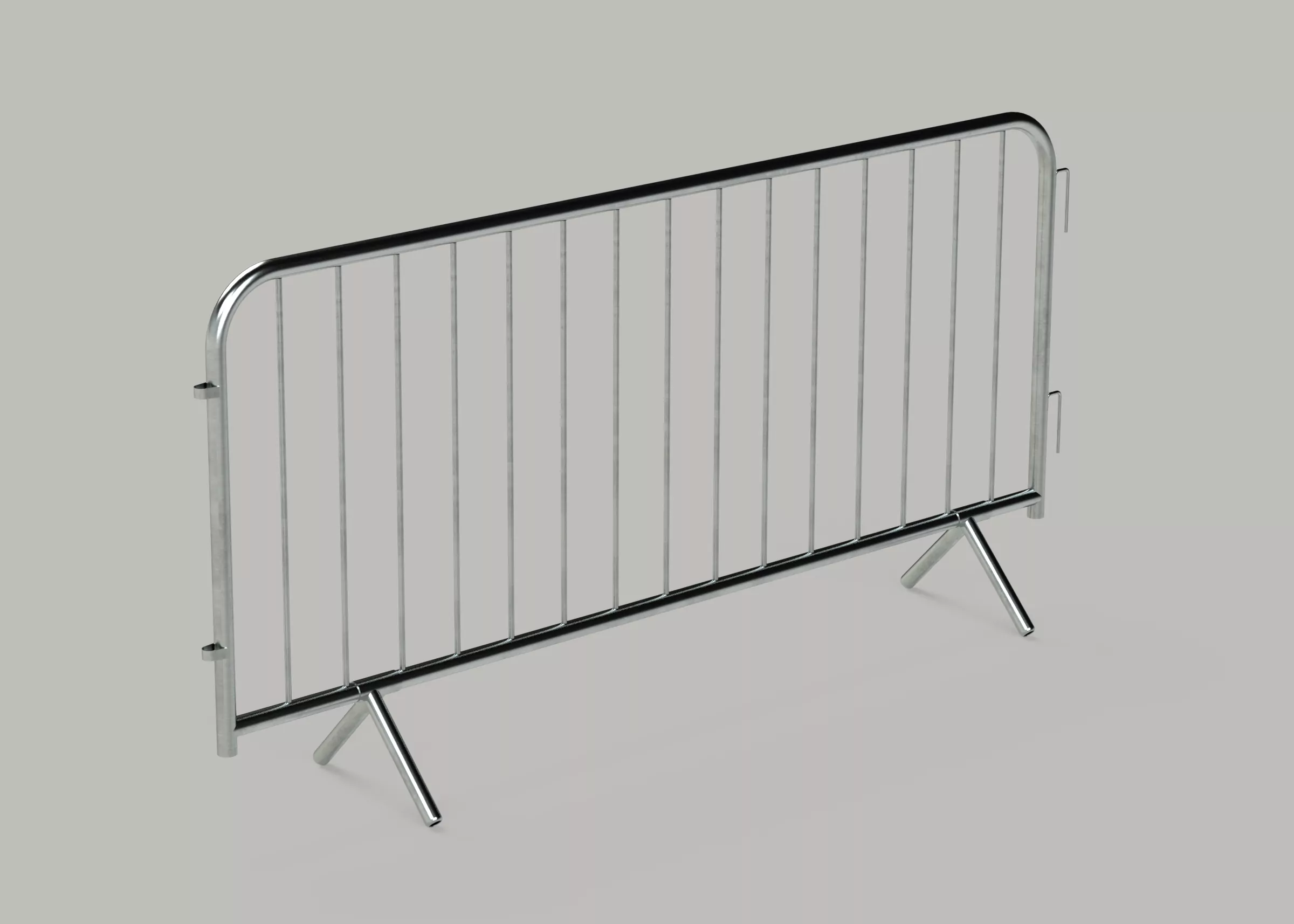 2.3m pedestrian barrier