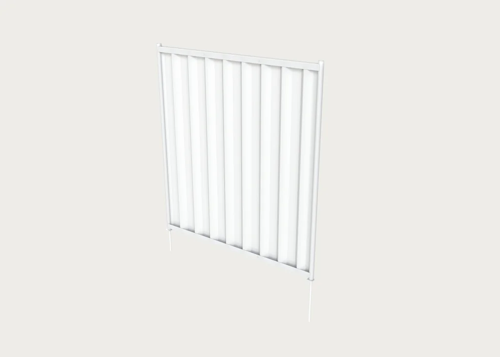2m Hoarding Panel WhiteGrey BG