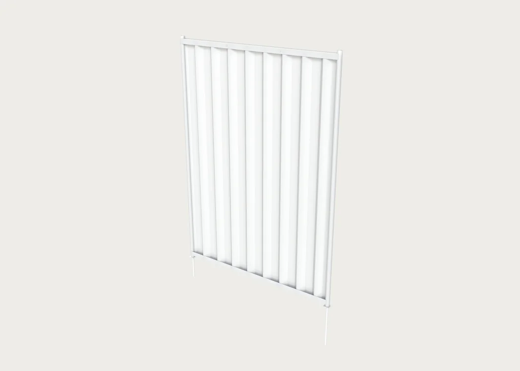 2.4m Hoarding Panel WhiteGrey BG