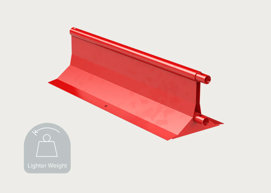 Manta Lite Barrier Red on Grey BG