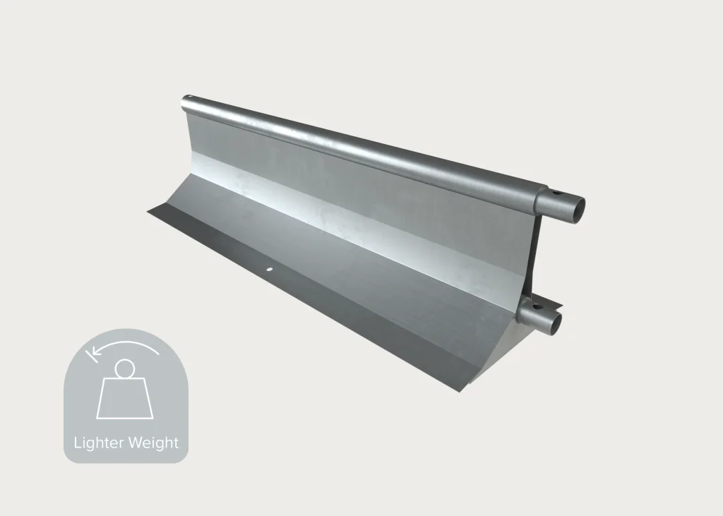 Manta Lite Barrier Unpainted on Grey BG