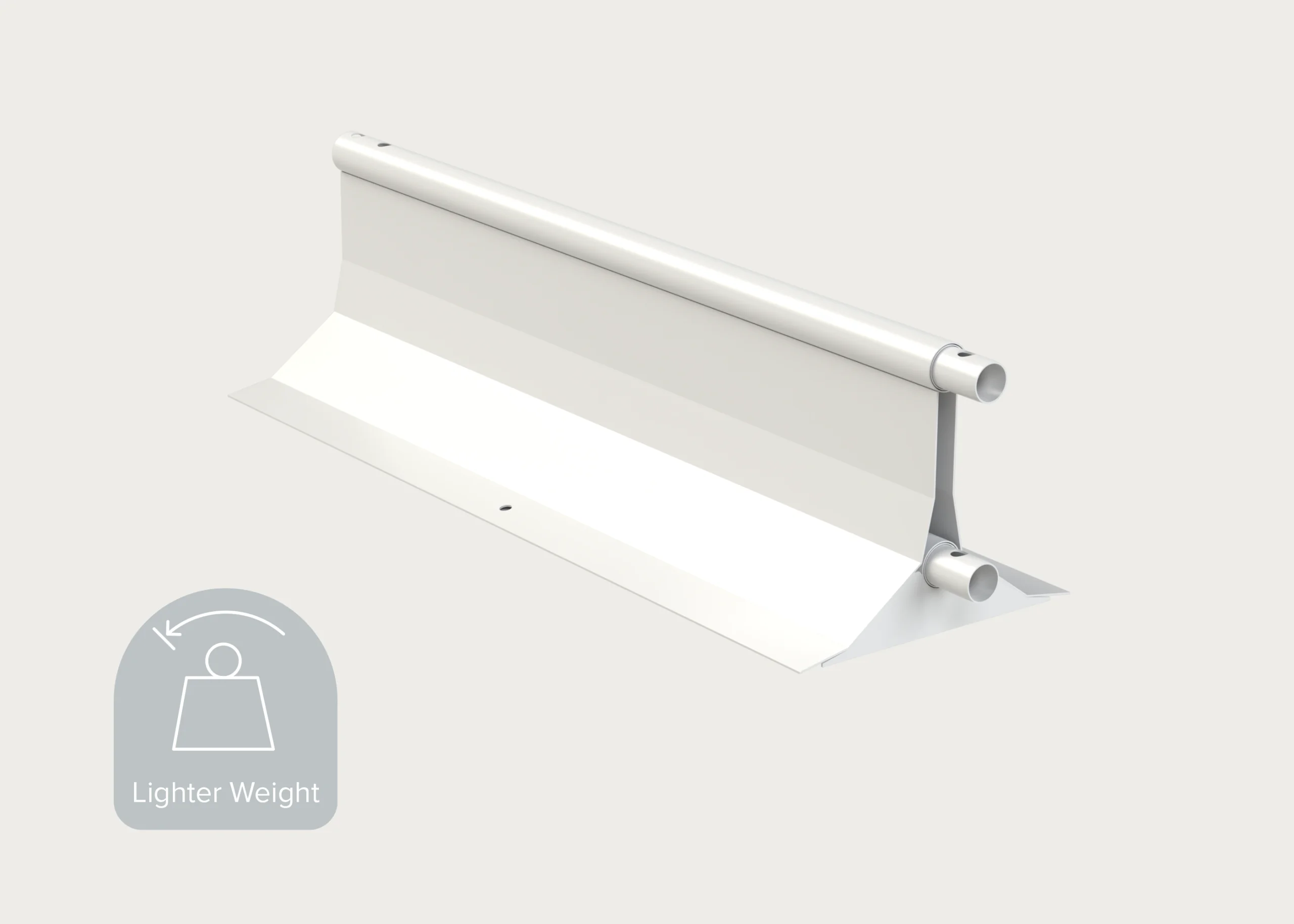 Manta Lite Barrier White on Grey BG
