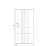 mesh pedestrian gate for water filled barrier fencing