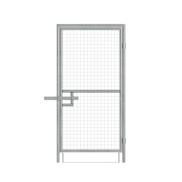 Framed Pedestrian Gate with HD 2in mesh