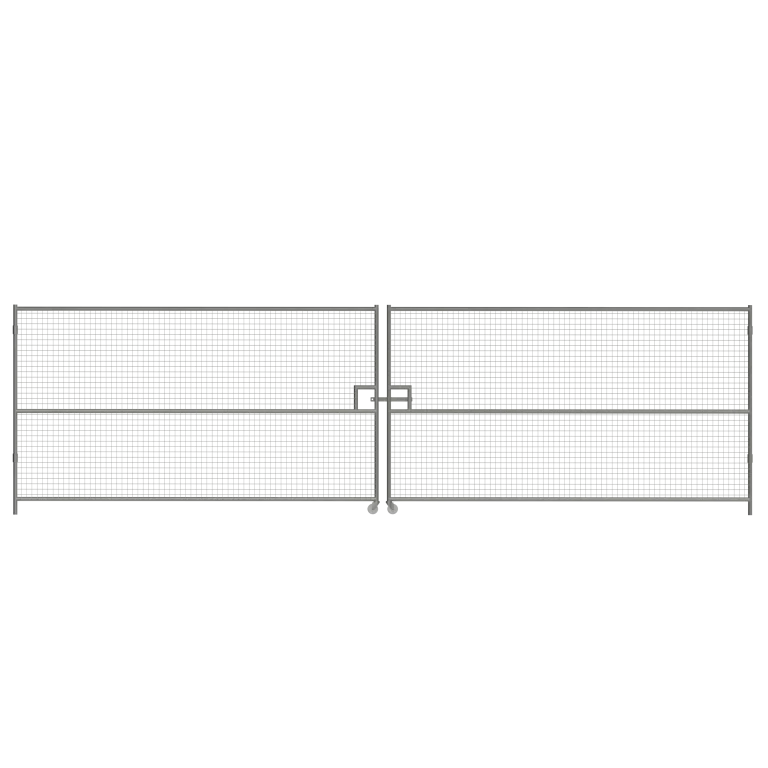 7m wide Mesh Vehicle Gate - 2m high with HD 2inch mesh