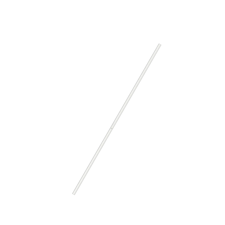 2.4m Slam Post in white