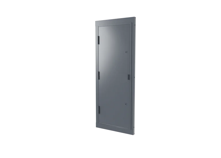 Steel security door 800mm across