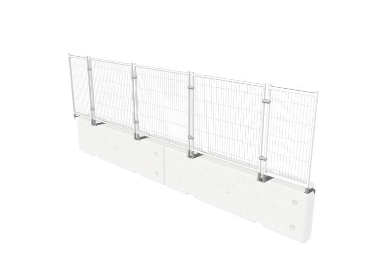 Anti Climb Panels on Concrete Barrier