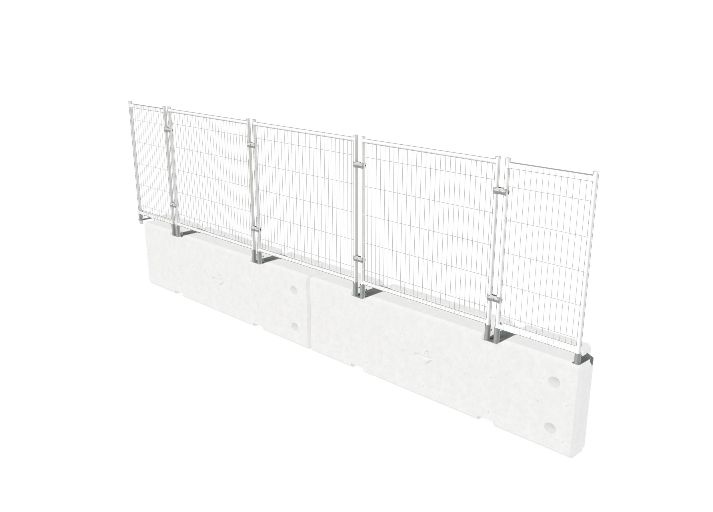 Anti Climb Panels on Concrete Barrier