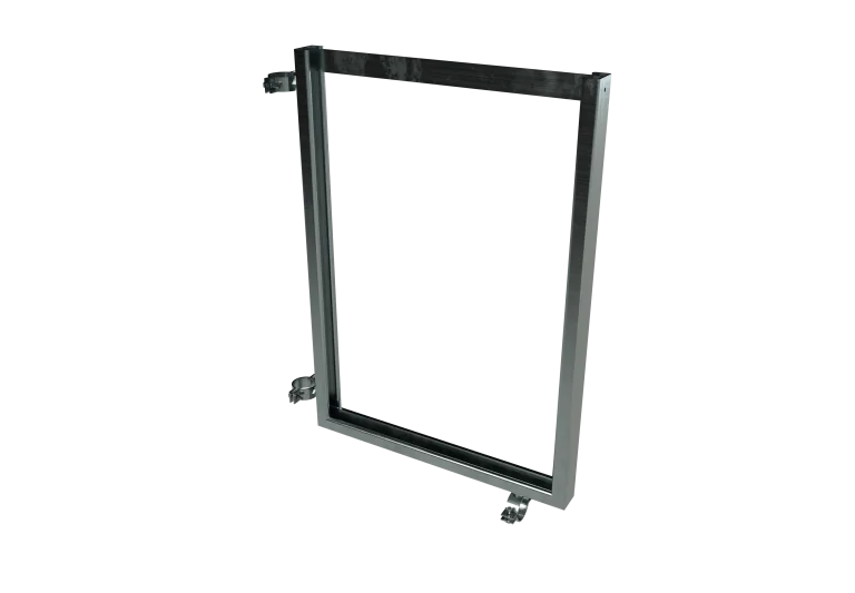 PBS130770 – Walkthrough Barrier Sign Holder – Shown unpainted
